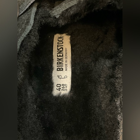 Birkenstock Women’s Boston Shearling Black Clog 40 - Picture 9 of 13